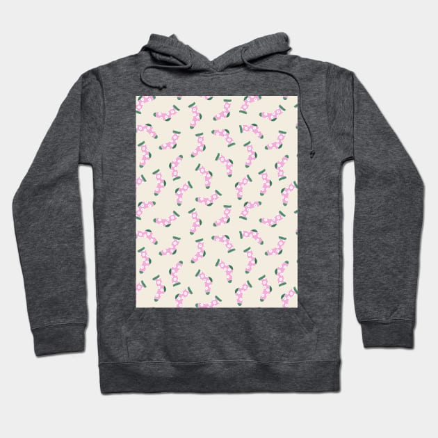 Seamless pattern with lovely socks Hoodie by DanielK